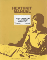 Heathkit SB-104A-Assembly - Manual 